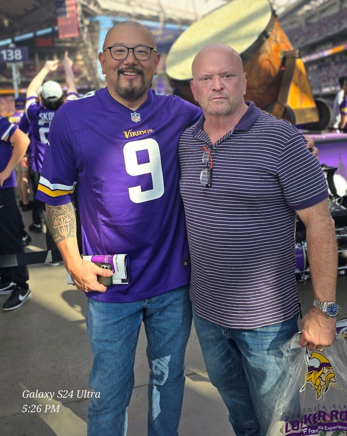 david & jerry vikings game